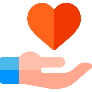 Emoji coeur main