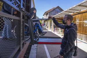 Train à Vapeur Des Cévennes - voiture PMR
